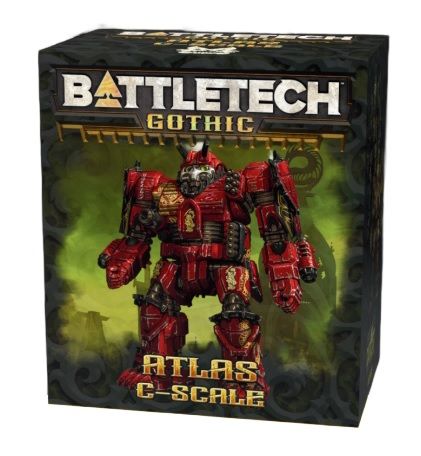 Battletech, Gothic, Atlas, C-scale, red robot