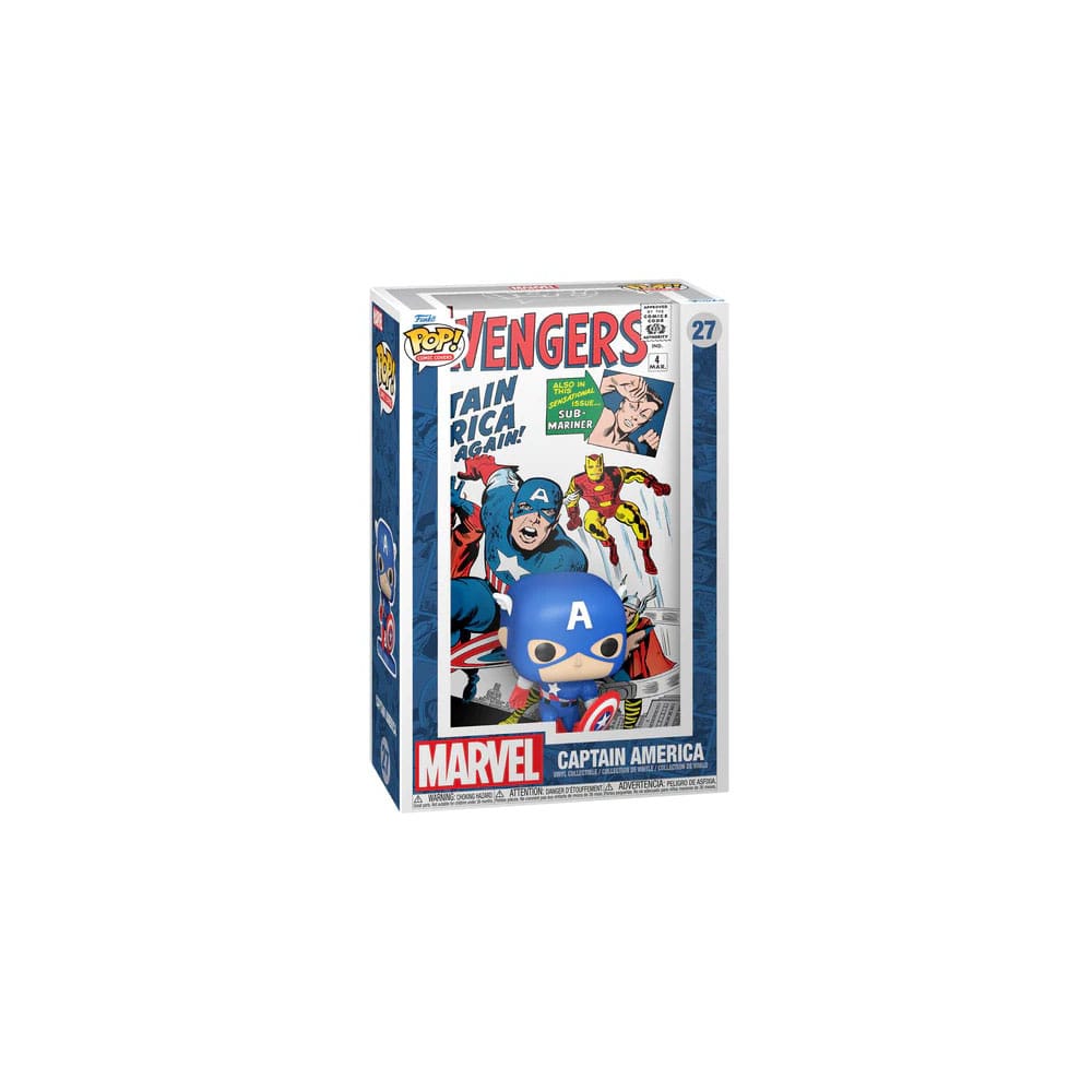 Marvel: POP Captain America Comic Cover Display (27) Marvel: POP Captain America Comic Cover Display (27)