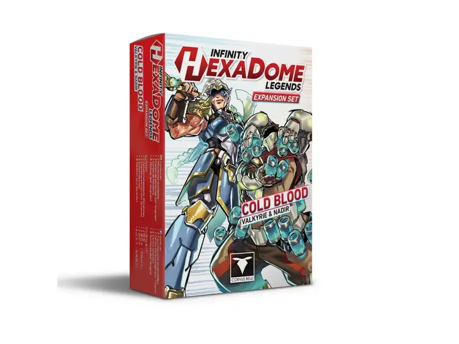 Hexadom, Erweiterungssatz, Infinity, Legenden, Goldenes Blut, Valkyre, Nadir, Spielbox, Figurenspiel