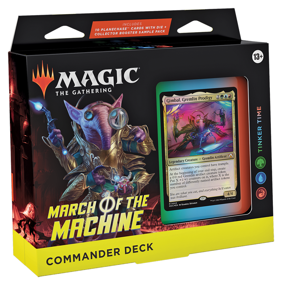 Magic CCG: March of the Machine Commander Deck Tinker Time