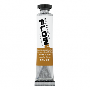 SCALECOLOR Flow BROWN SIENNA Tube (20ml) oil, farben, alkoholbasiert, farbton, tube