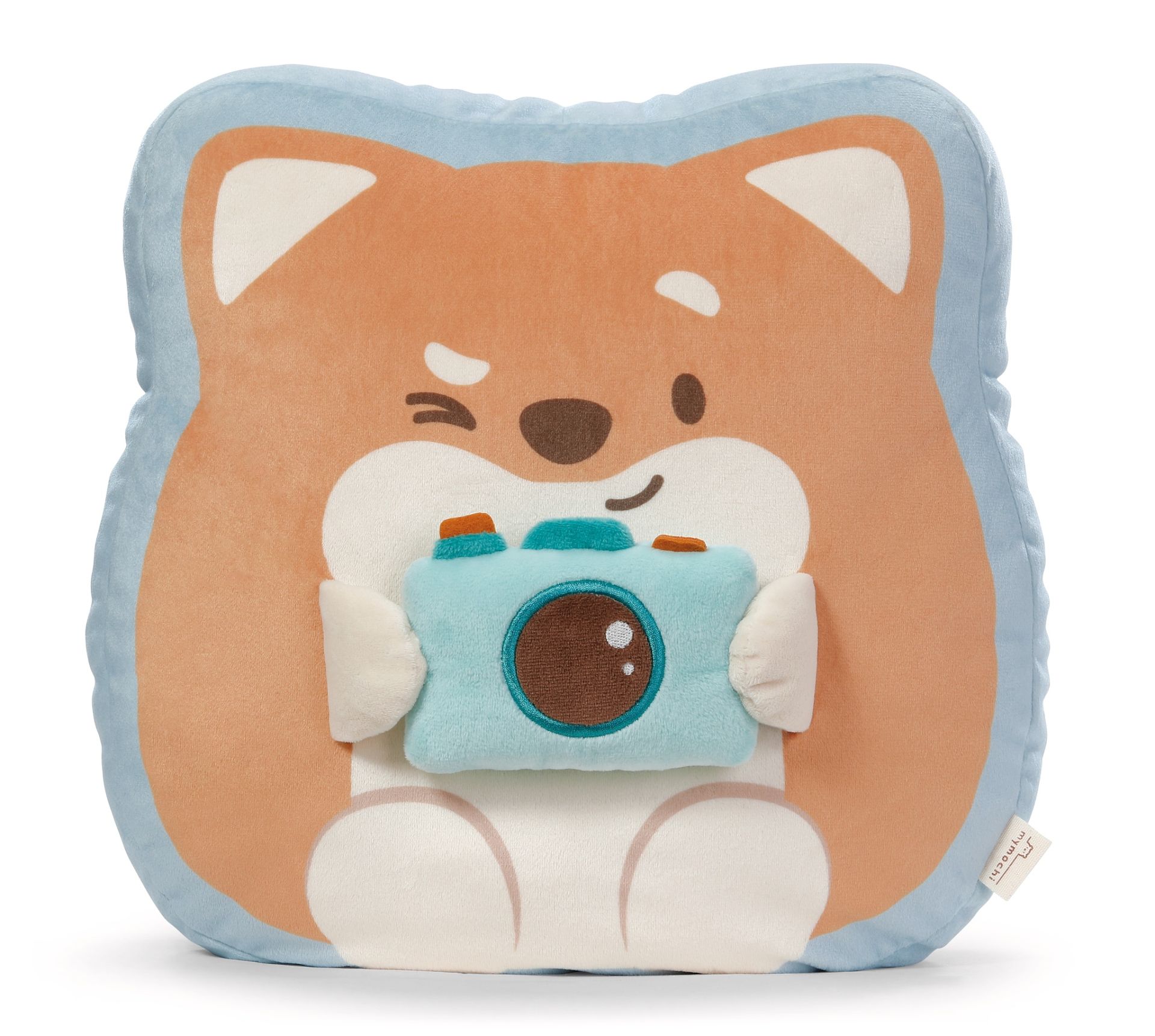 MyMochi: Plüsch Kissen Hund Hiro mit Kamera 35cm MyMochi: Plüsch Kissen Hund Hiro mit Kamera 35cm