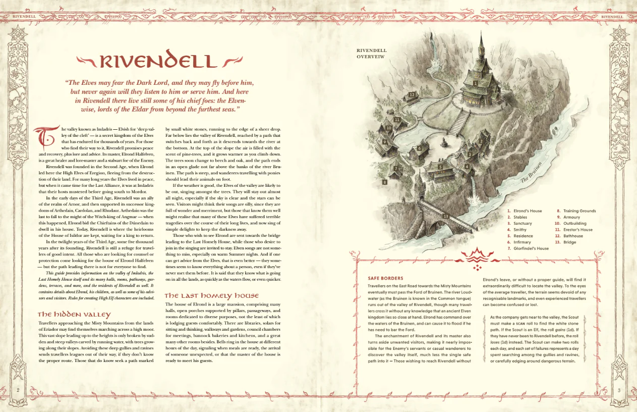 The One Ring RPG 2nd Edition: Loremaster's Screen and Rivendell Compendium