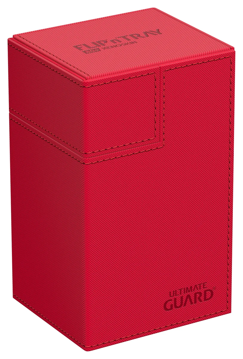 Ultimate Guard: Deckbox Flip'n'Tray 80+ Monocolor Rot