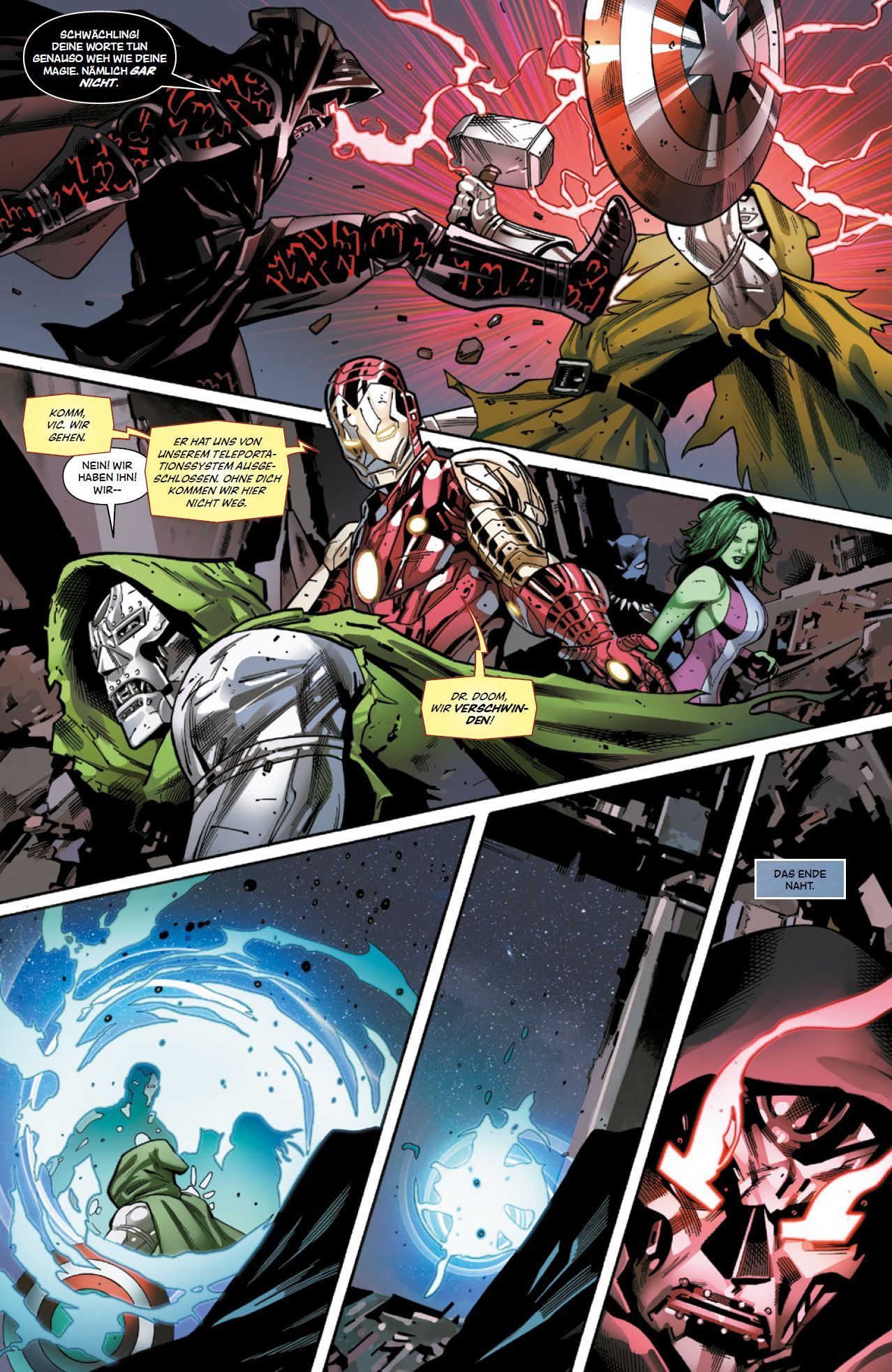 superhero, battle, armor, shield, hammer