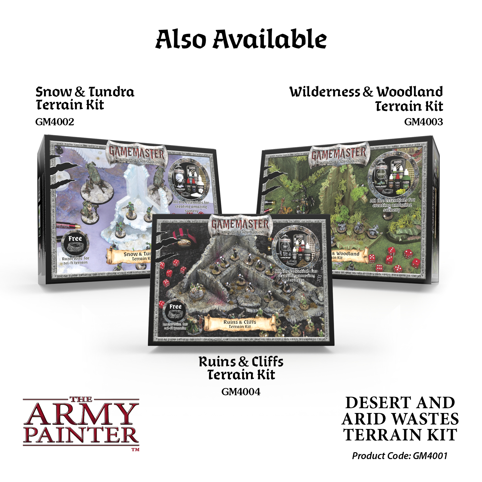 Army Painter: Gamemaster - Desert & Arid Wastes Terain Kit Army Painter: Gamemaster - Desert & Arid Wastes Terain Kit