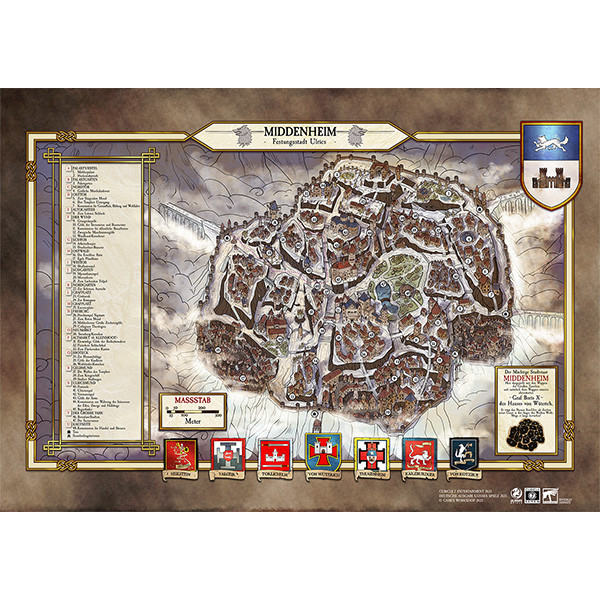 Warhammer RSP: Stadtplan Middenheim