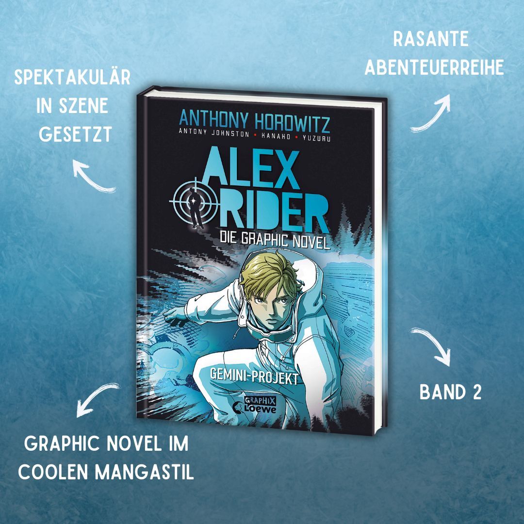Alex Rider Bd.2: Gemini-Projekt Graphic Novel, Alex Rider, Band 2, Cooler Manga-Style, Kranke Visual