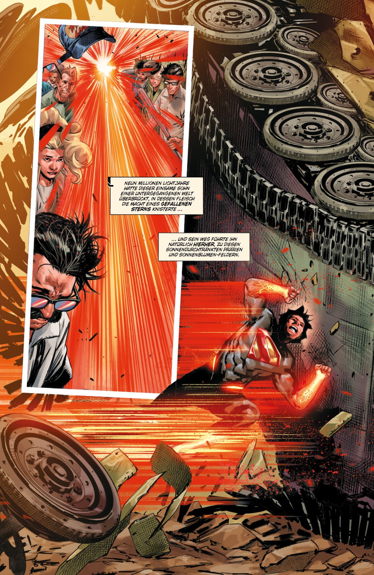 Comic, Action, Superheld, Kampf, Explosionen
