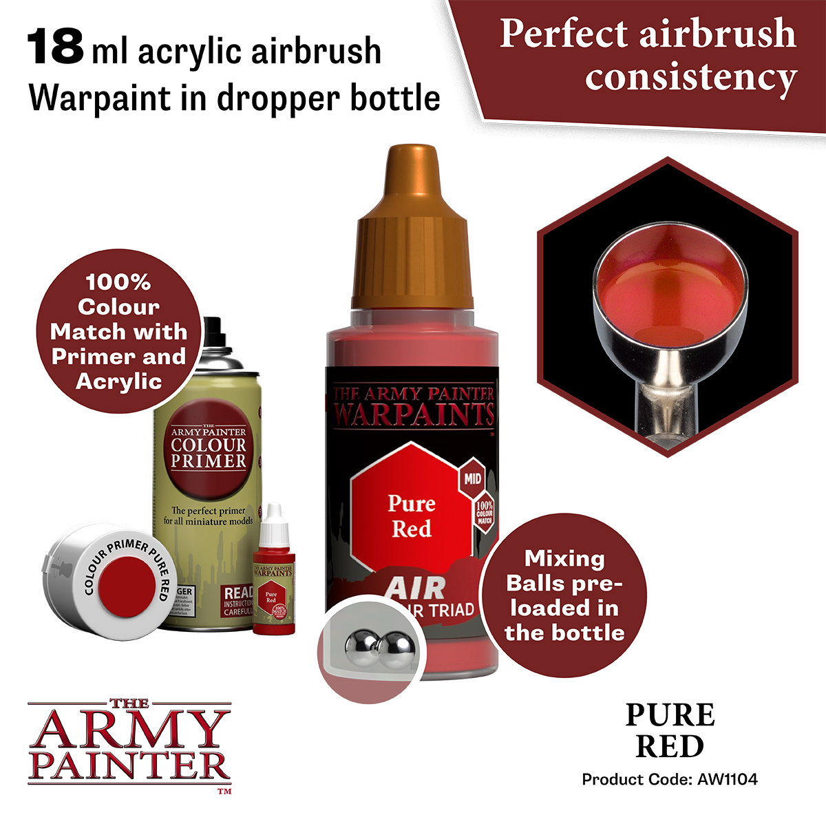 Army Painter: Air - Pure Red