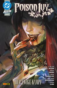 Comic, Poison Ivy, Karte, Pflanze, Hände