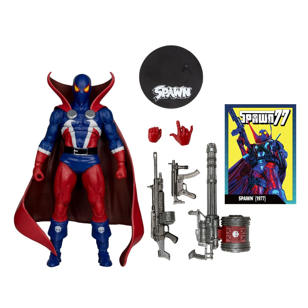 Spawn AF: Spawn Page Punchers Red & Blue Chase Red Platinum Edition 18cm