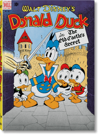 Donald Duck, Disney-Zeichentrick, Enten, Comic-Optik, Schlosshintergrund