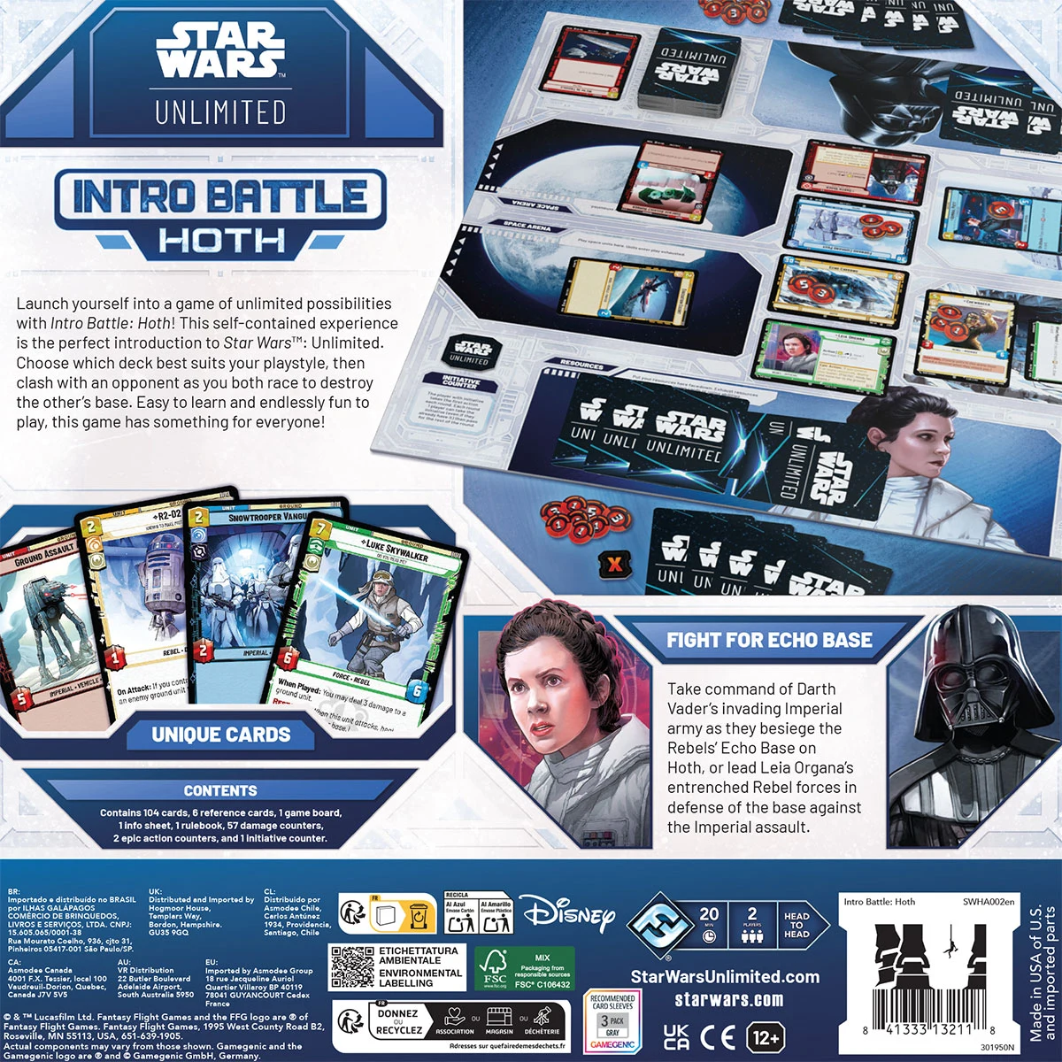 Star Wars Unlimited CCG: Intro Battle Hoth Star Wars Unlimited CCG: Intro Battle Hoth