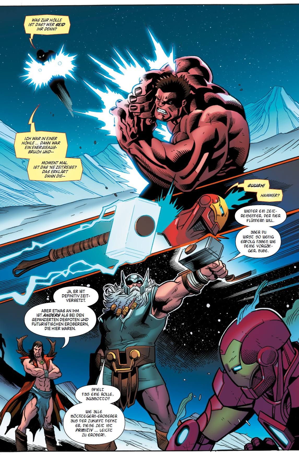 Avengers Bd.6: Ein neuer Starbrand 2020 Comic, Rasierer, Hammer, Roboter, Sci-Fi