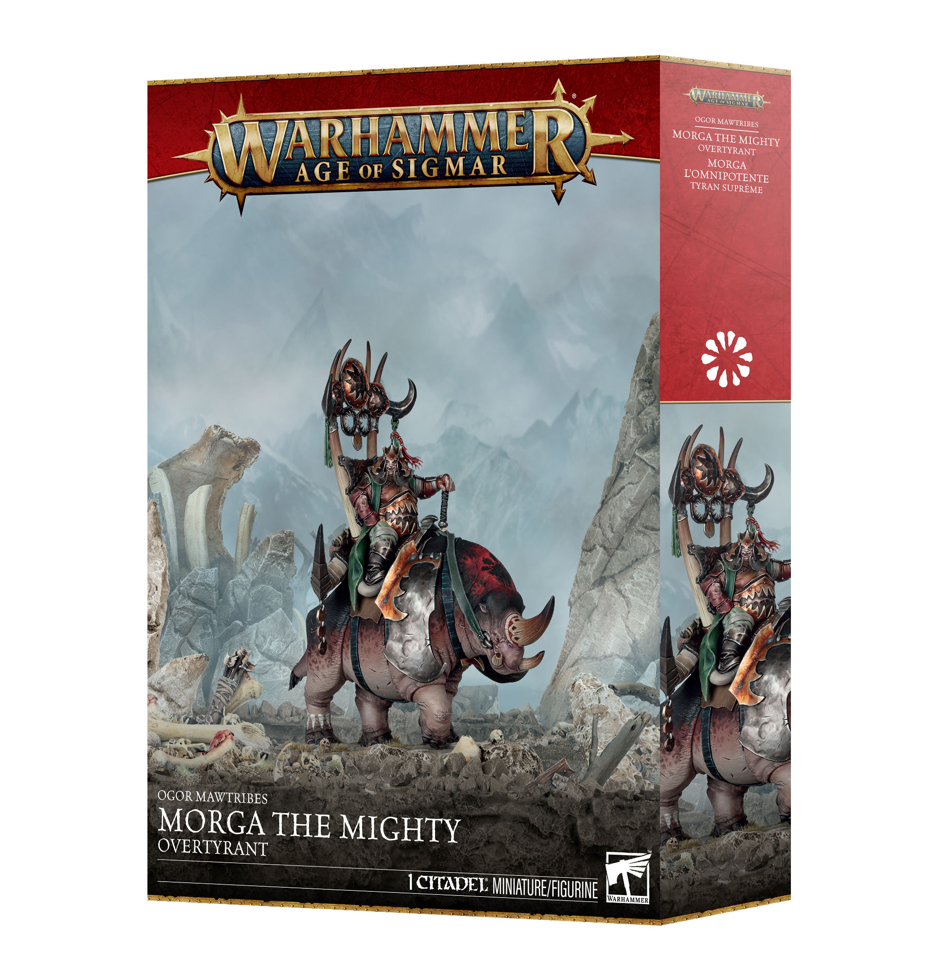 Age of Sigmar: Ogor Mawtribes - Morga the Mighty Warhammer, Morg a the Mighty, Overtyrant, Miniatur, Boxart