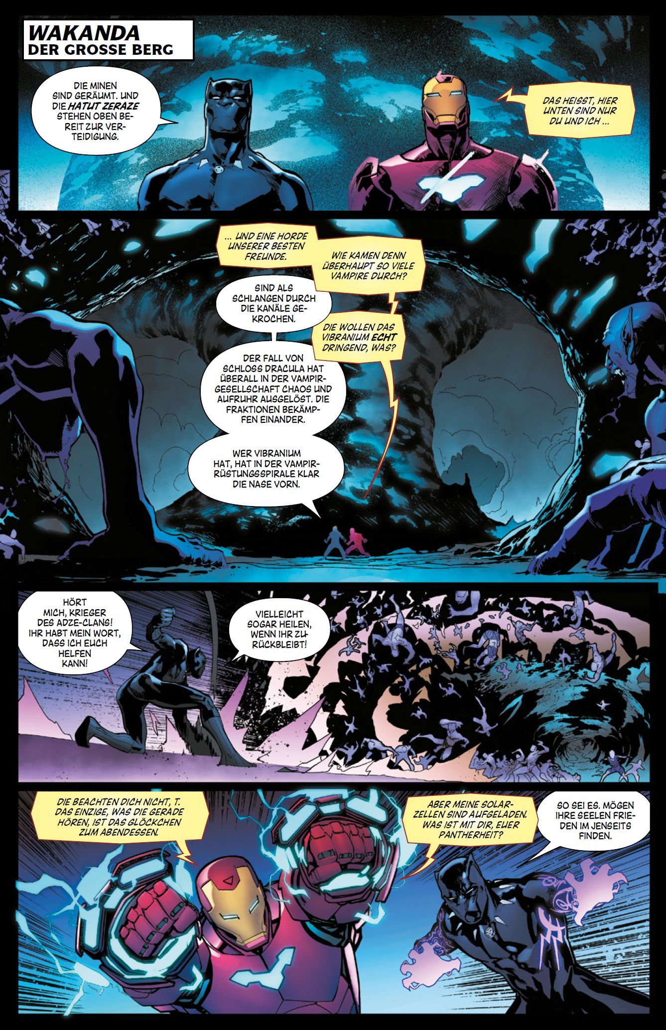 Avengers Bd.3: Krieg der Vampire 2020 superheld, comic, panel, rüstzeug, Vampir-Lager