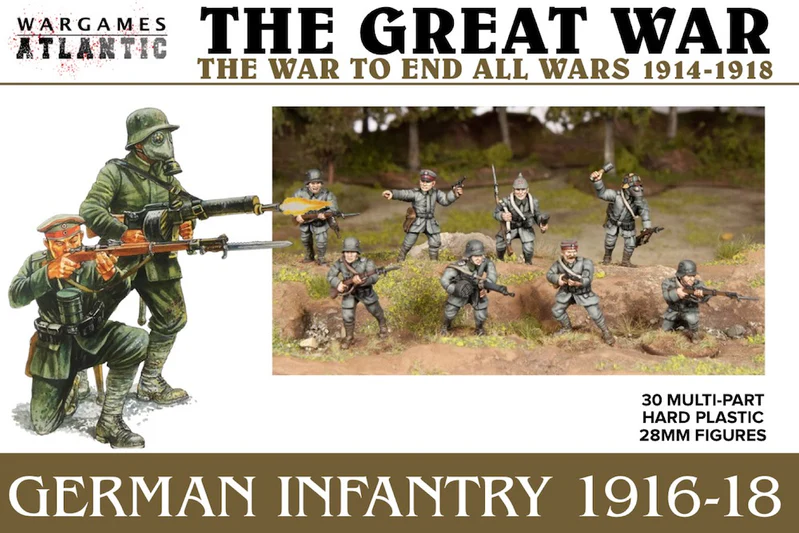 Wargames Atlantic: Great War - German Infantry 1916-18