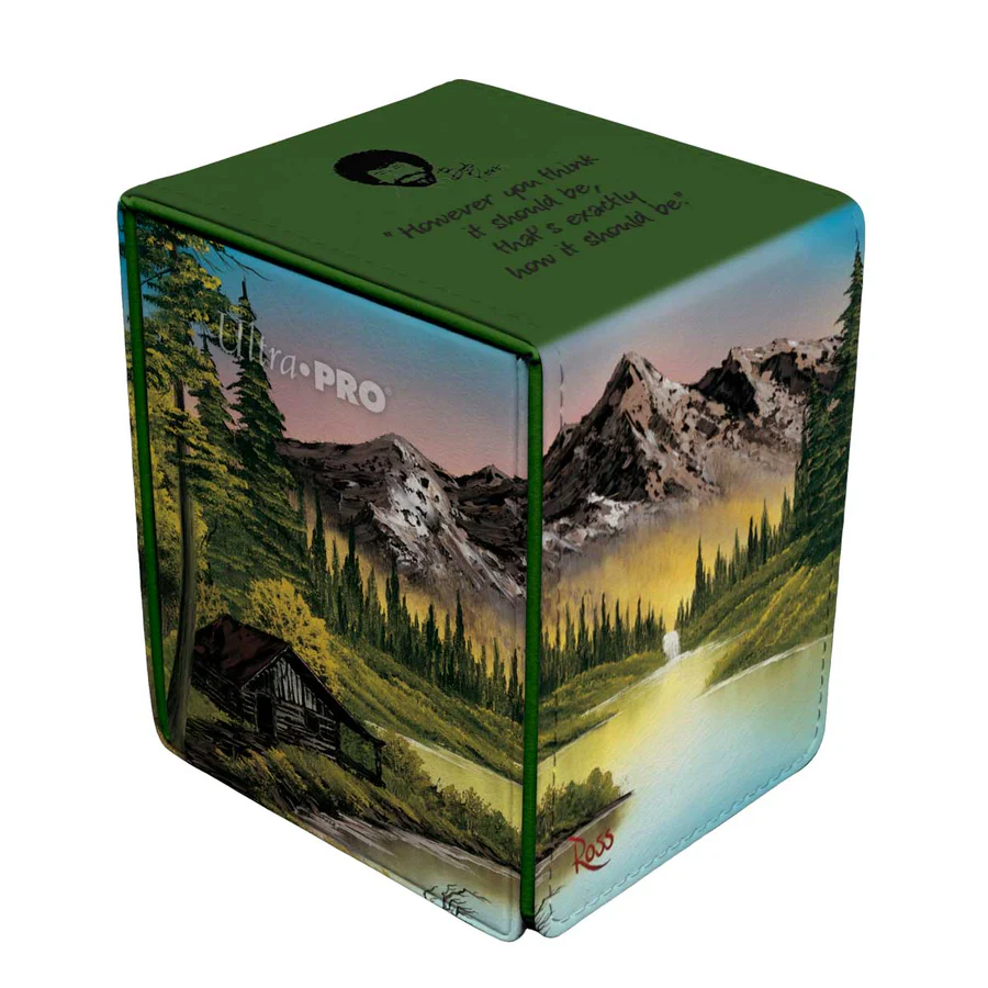 Ultra Pro: Alcove Flip Deck Box Bob Ross Mountain Retreat (100+)
