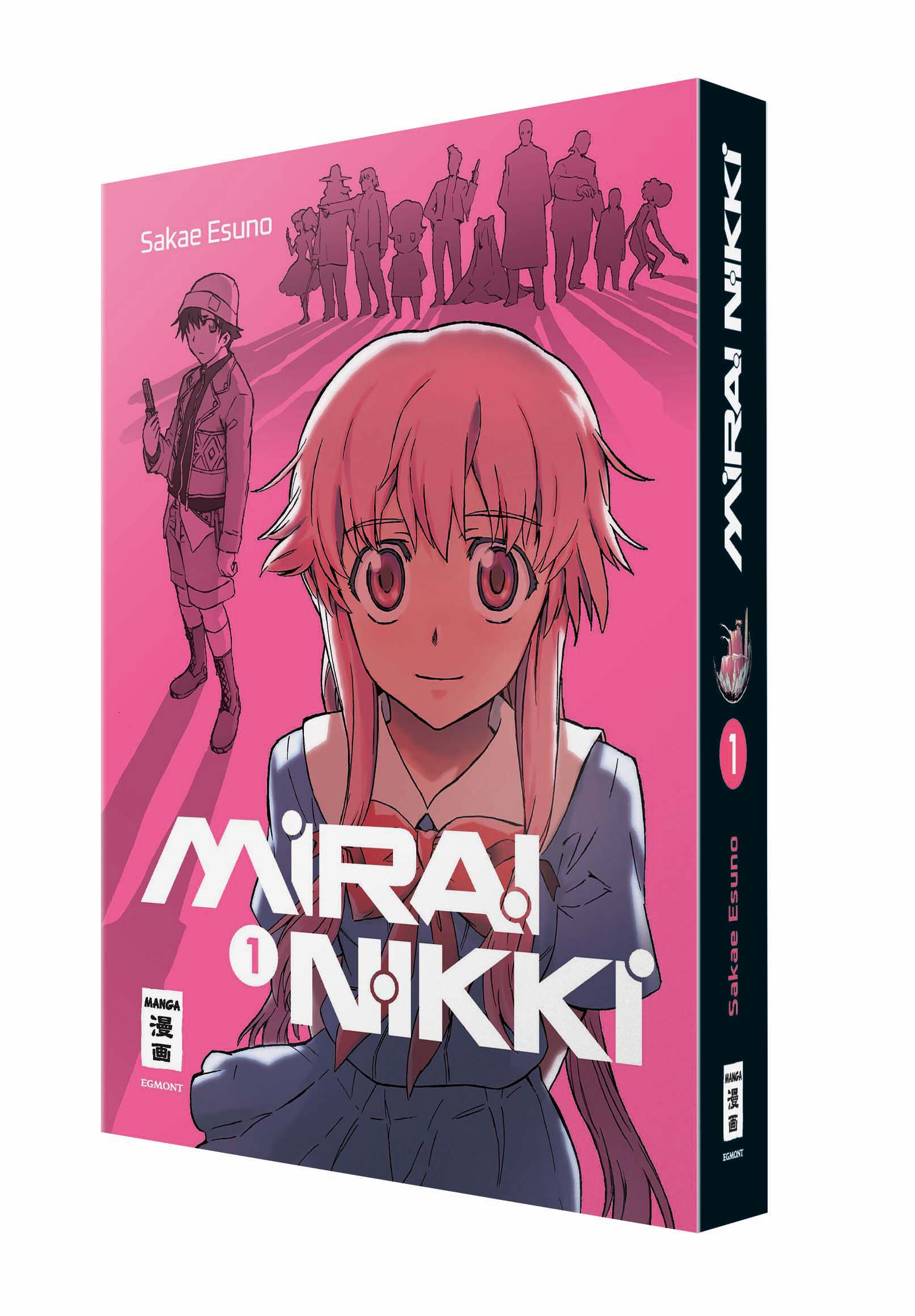 Mirai Nikki Bd.1 New Edition Manga, Cover, Charakter, Rosa, Schülerin