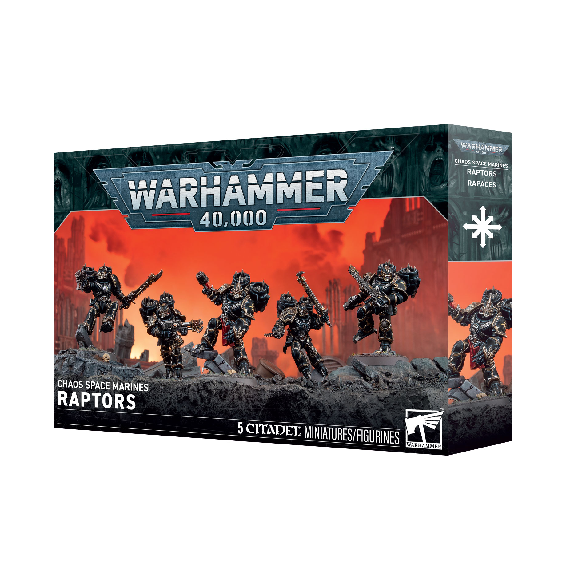 Raptors, Chaos Space Marines, Warhammer 40.000, Miniaturen, Set/Box
