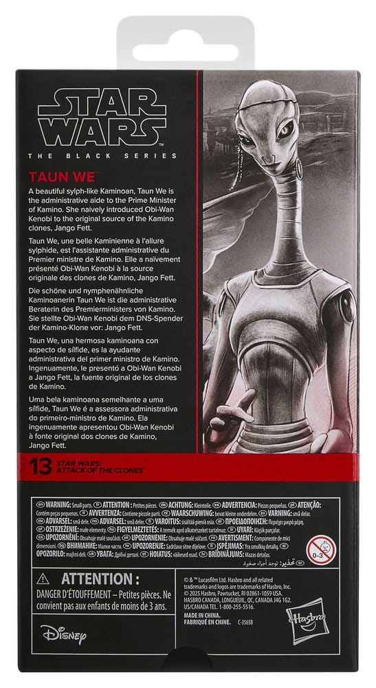 Star Wars AF: Black Series Taun We (Attack of the Clones) 15cm Star Wars, Taun We, Klonen, Figur, Box