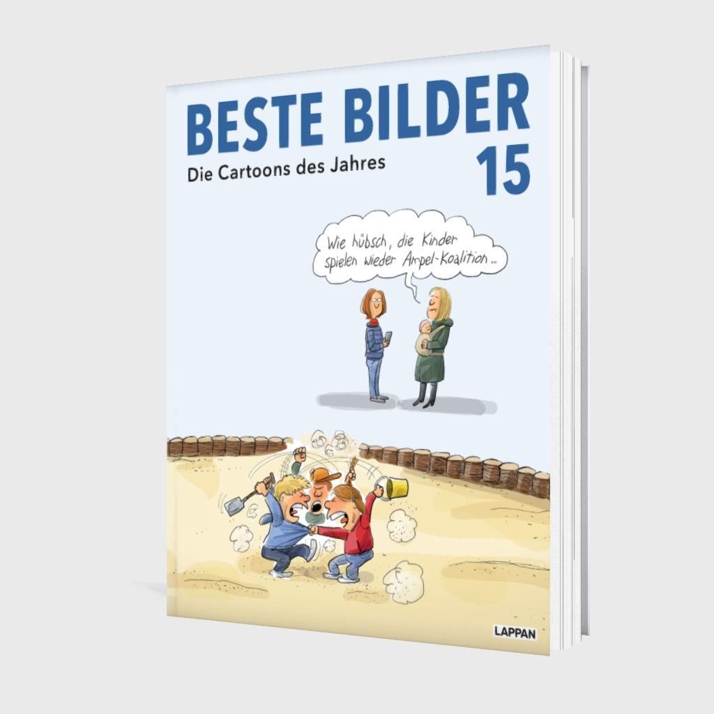 Beste Bilder 15: Die Cartoons des Jahres 2024 Cartoon, Comic, Book, Sand pit, Szene