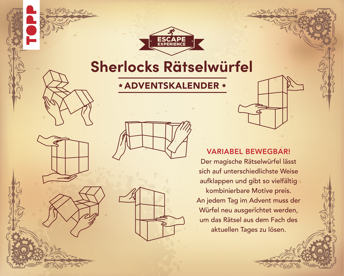 Escape Adventskalender: Sherlocks Rätselwürfel Escape Adventskalender: Sherlocks Rätselwürfel