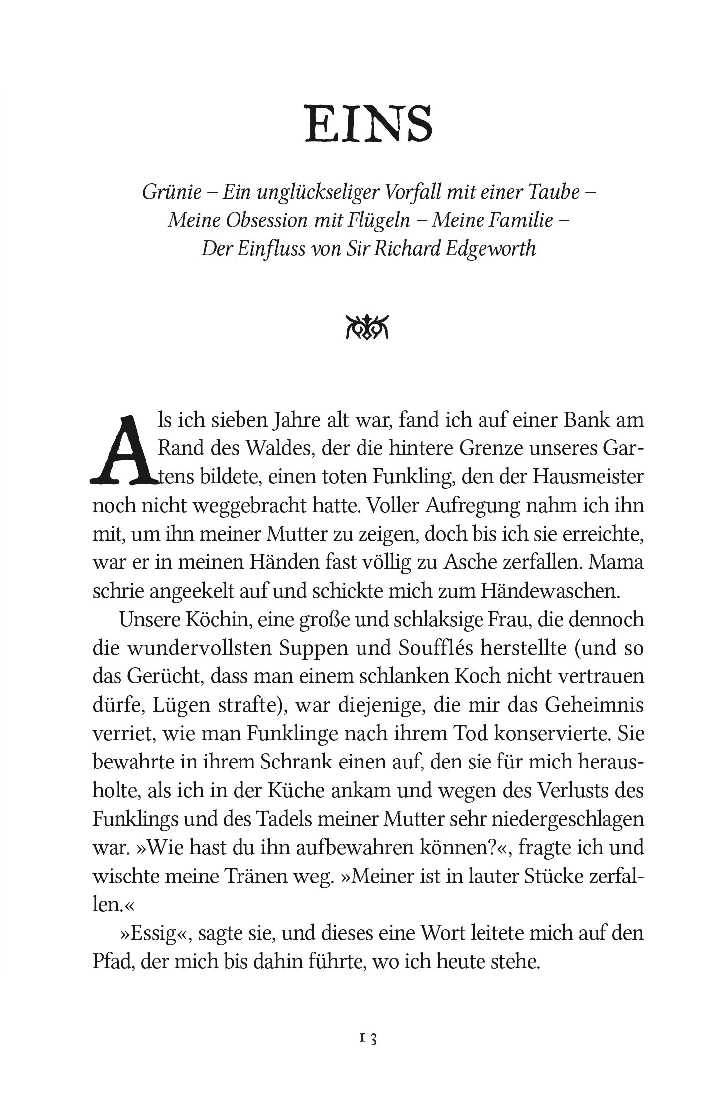 Lady Trents Memoiren Bd.1: Die Naturgeschichte der Drachen Buch, Seite, Text, Deutsch, Roman