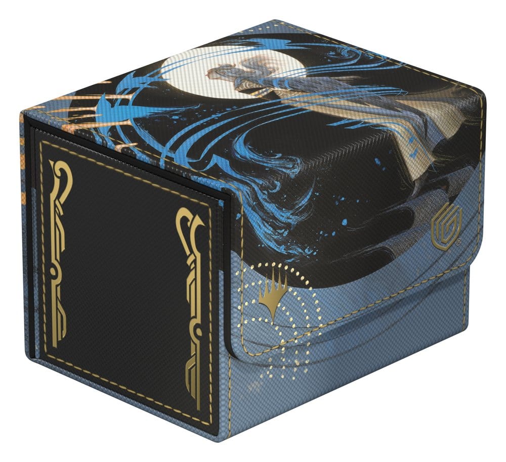 Ultimate Guard: Deckbox Sidewinder 100+ Xenoskin Magic Secrets of Strixhaven "Force of Will" wallet, card holder, bifold, blue, ornate pattern