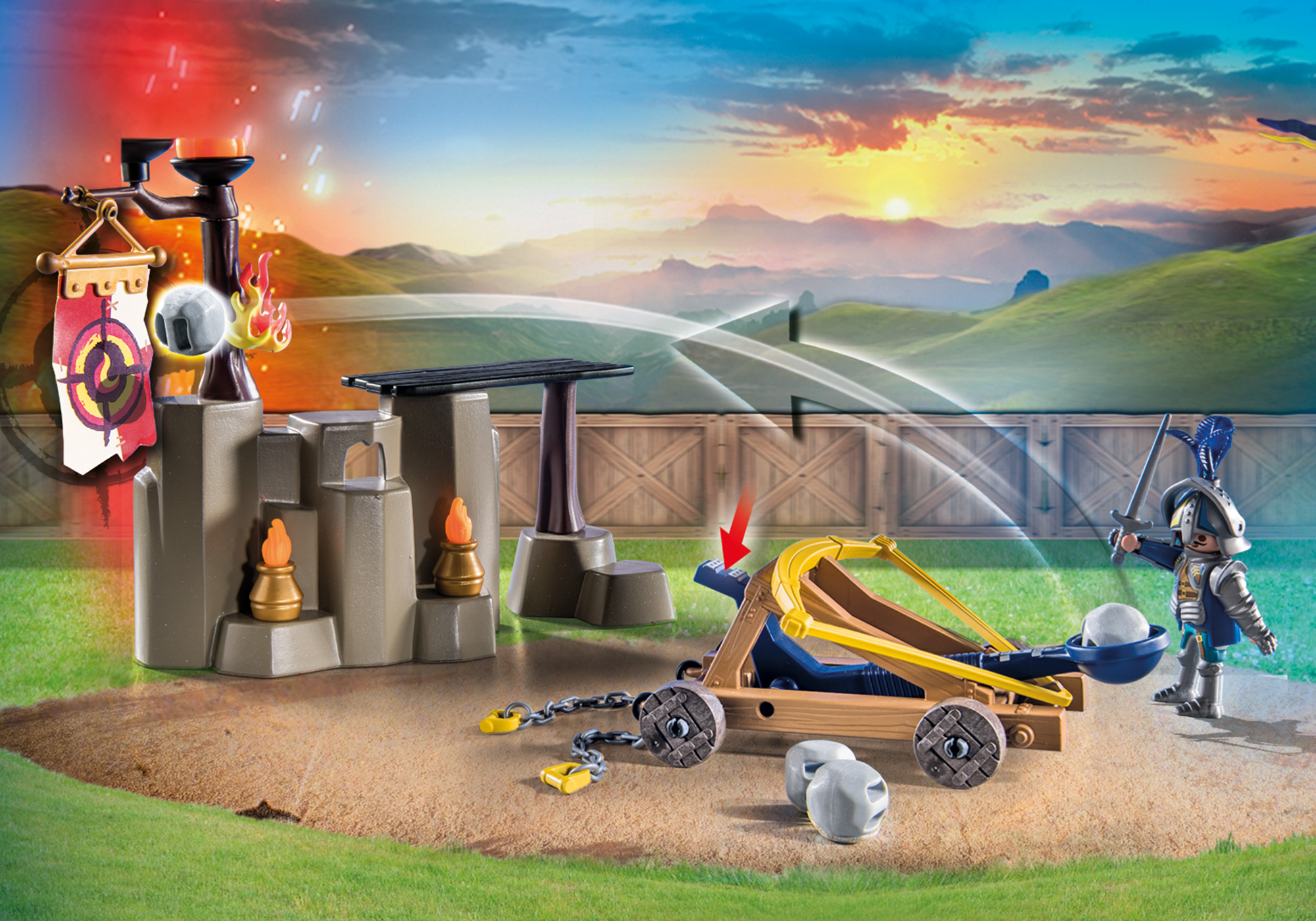 Playmobil: Novelmore - Novelmore vs. Burnham Raiders - Turnierplatz