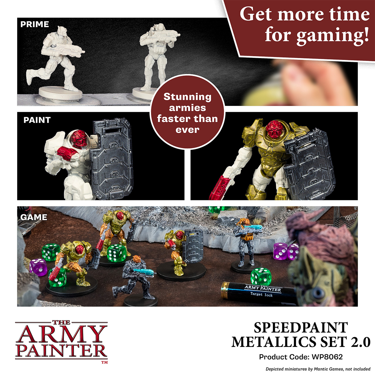Army Painter: Speedpaint Metallics Set 2.0
