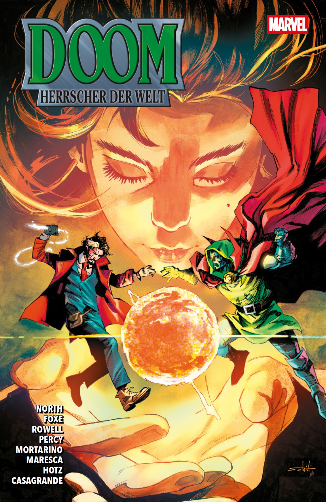Comic, Doom, Superhelden, Magie, Kugel