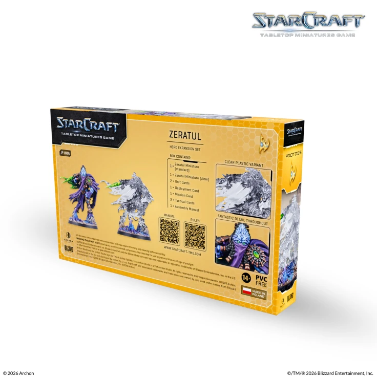 Zeratul, Tabletop Miniatures Game, Helden-Erweiterung, PVC frei, Inhalt der Box