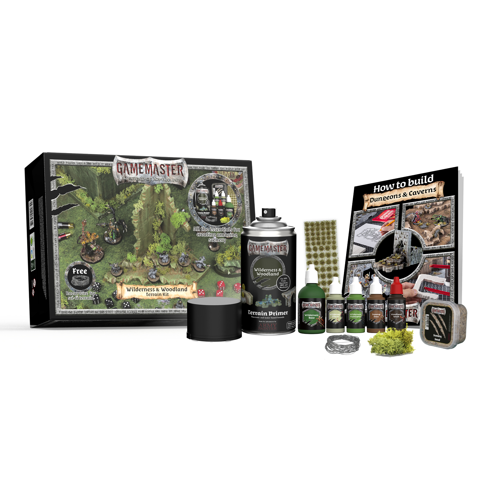 Army Painter: Gamemaster - Wilderness & Woodland Terain Kit