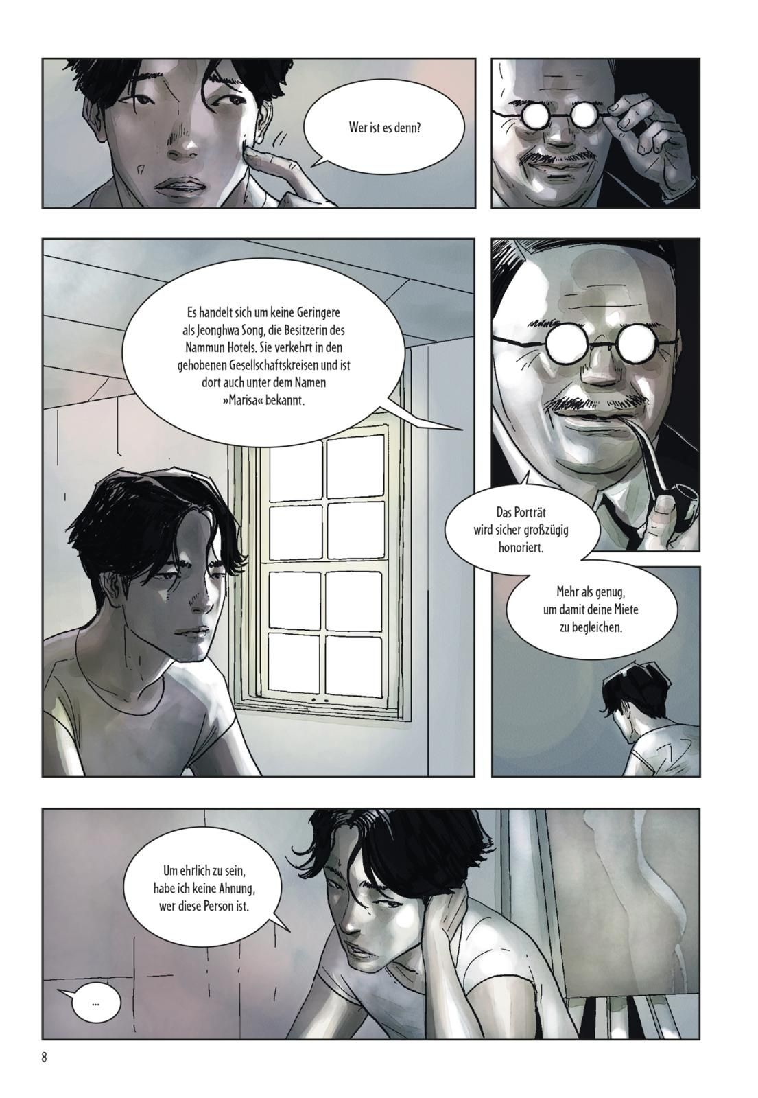 Comic, Manga, Person, Window, Speech bubble