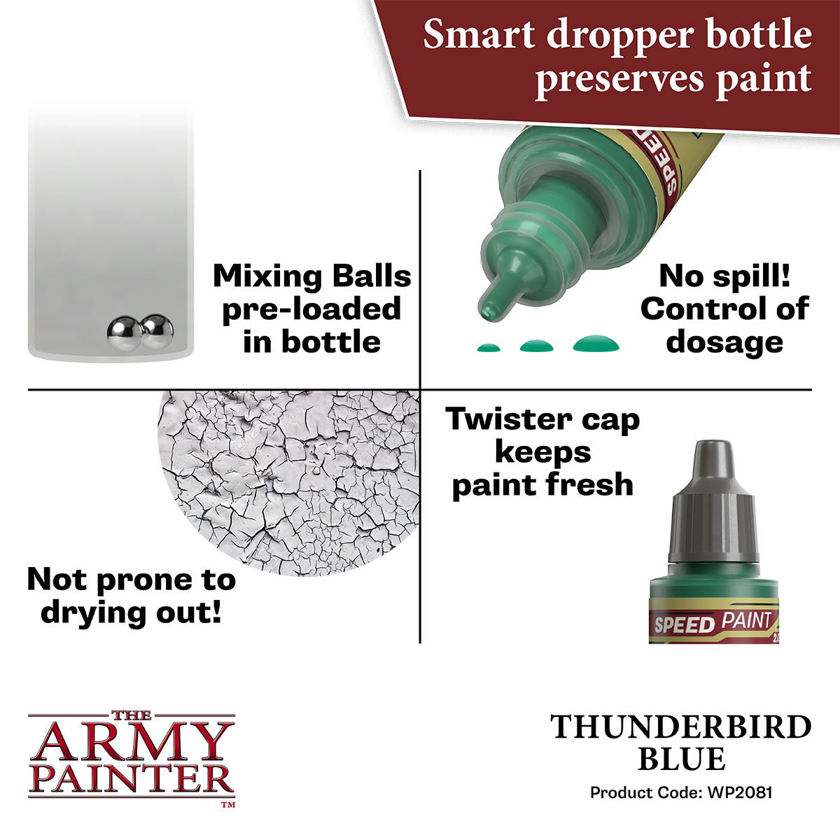 Army Painter: SP - Thunderbird Blue Army Painter: SP - Thunderbird Blue