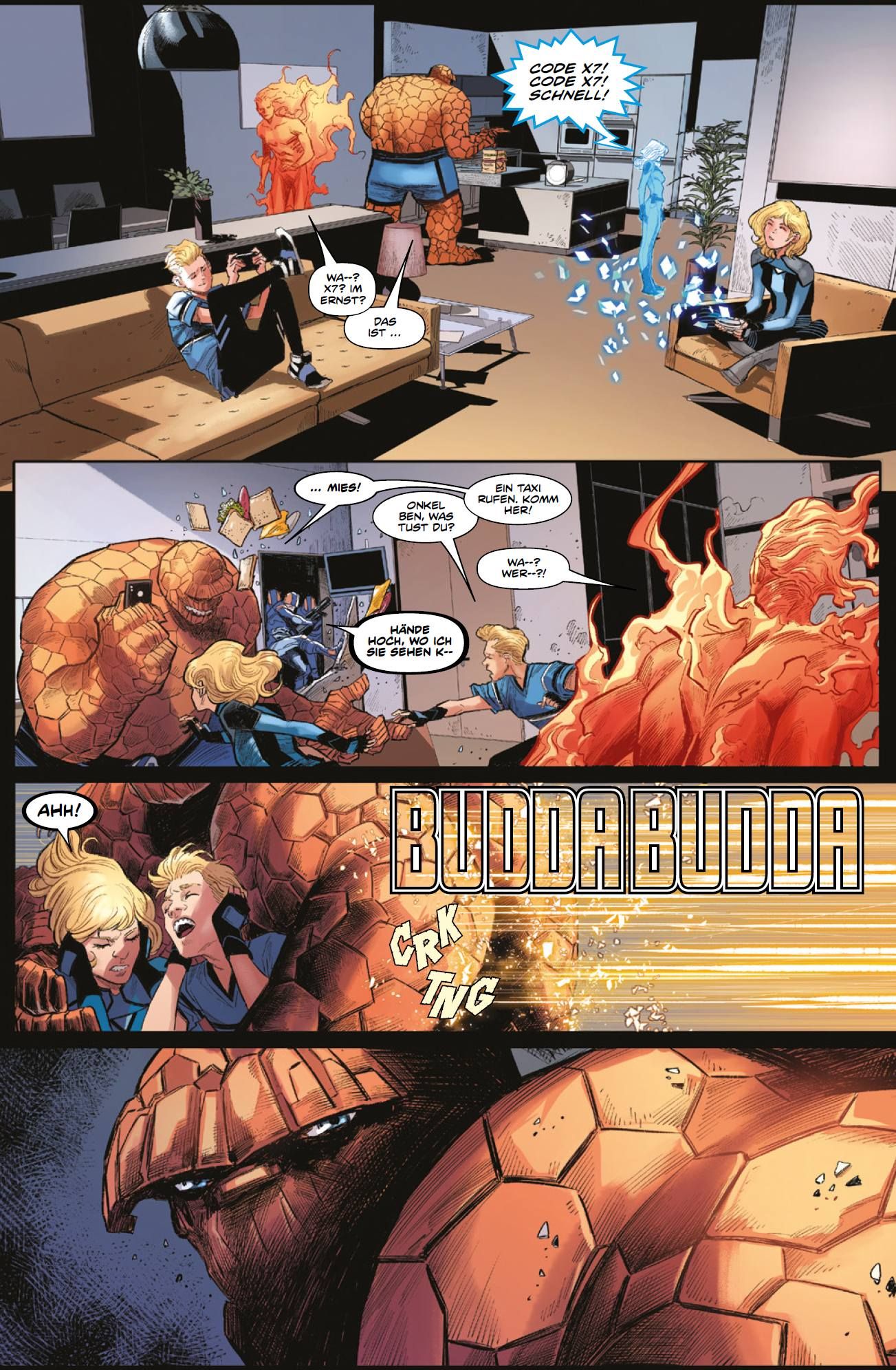 Comic, Superhelden, Sprechblasen, Bösewicht, Maschine