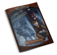 DSK: Bestiarium - Schleichender Verfall poster, art print, comic, character, brown frame