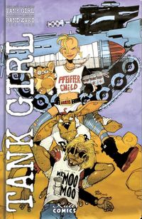 Comic, Tanteität, Punk, Band-Original, Frau mit Waffe