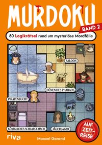 Murdoku 2 - Auf Zeitreise - 80 Logikrätsel rund um mysteriöse Mordfälle, Mörderrätsel, Brettspiel, Kriminalrätsel, Hinweisspiel, Thema: Mysteriös