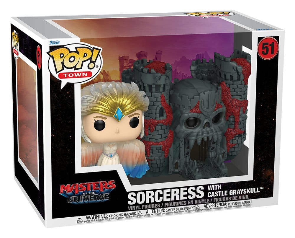Masters of the Universe: POP Sorceress with Castle Grayskull (51) figurine, Sorbesserin, Schloss, Grauskull, Vinylfigur