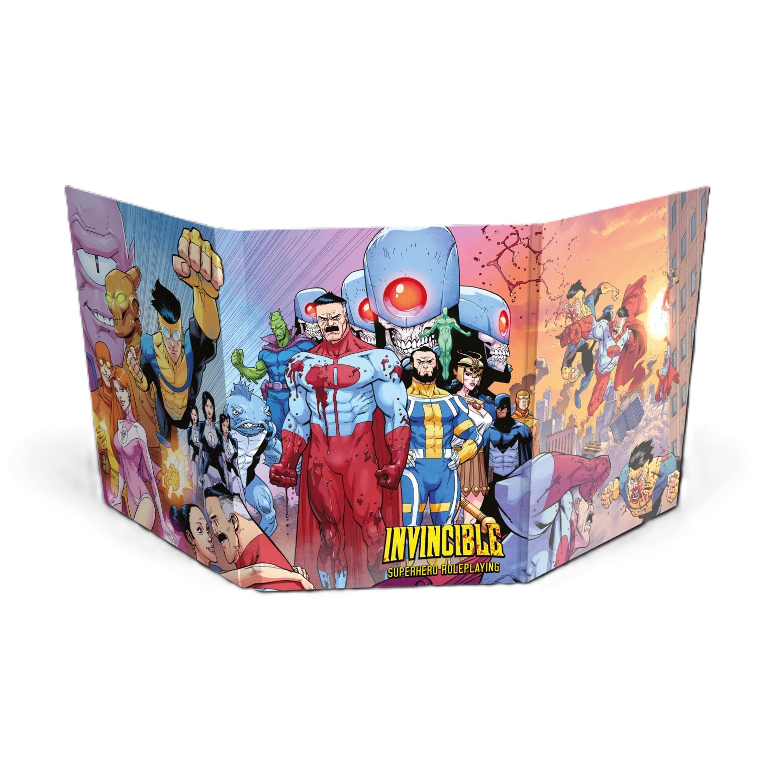 Taschenpanne, Comic-Helden, Superhelden, Kostüm-Print, Pillardruck