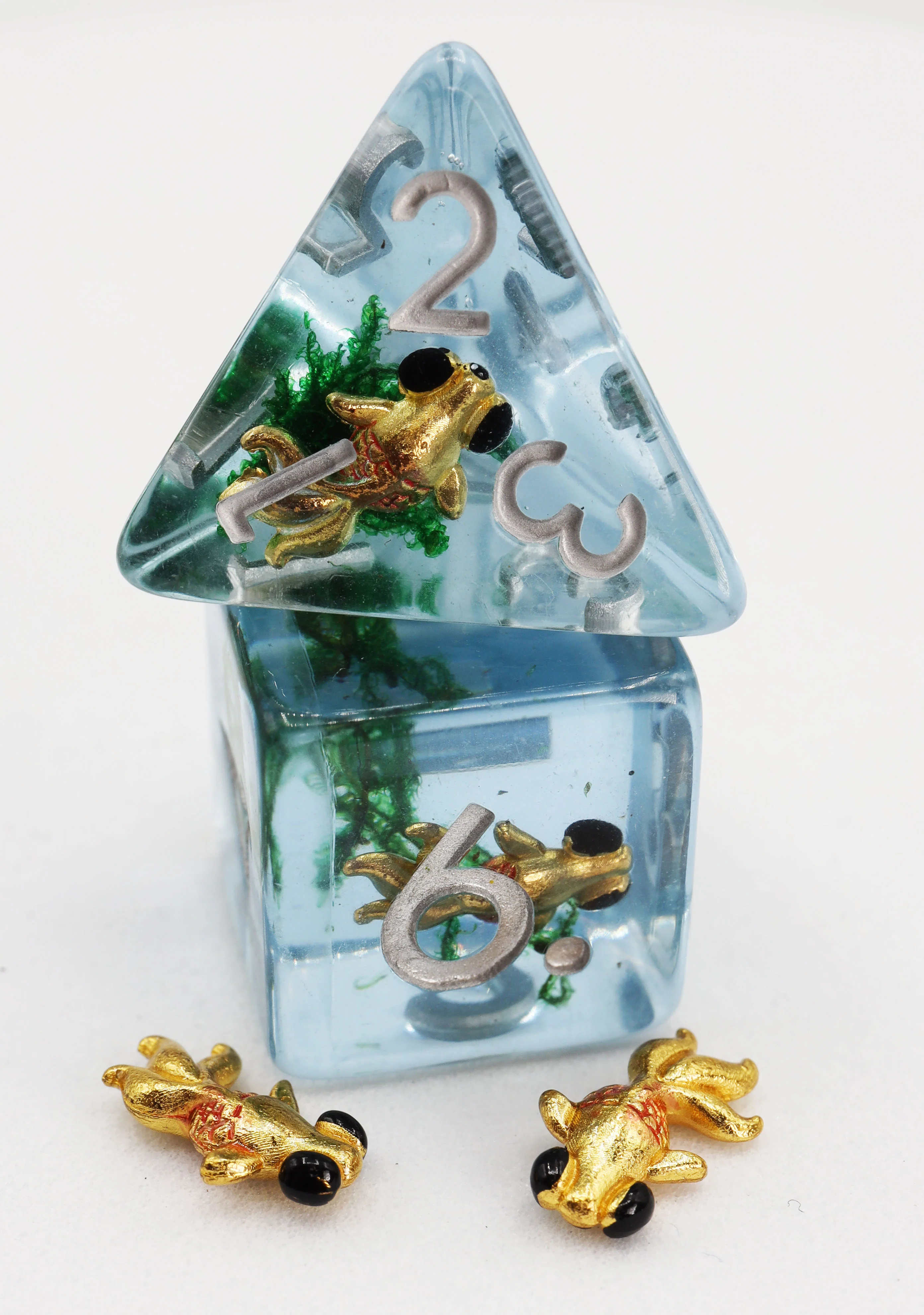 Polyhedral Dice Set: Goldfish (7) Polyhedral Dice Set: Goldfish (7)