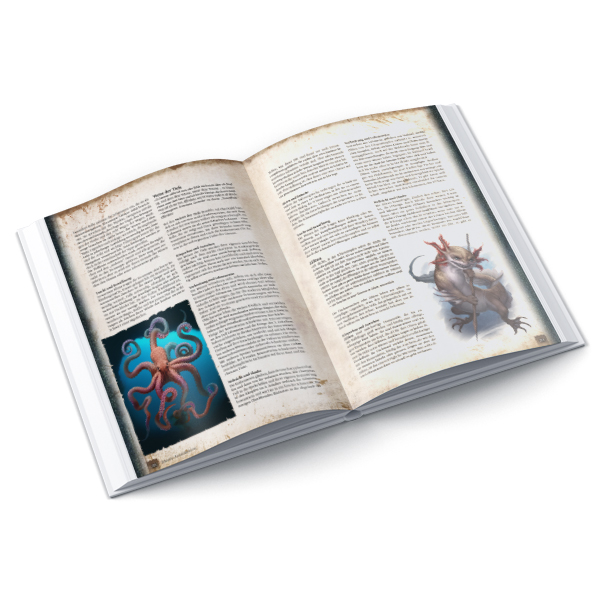 DSA: 5.Edition Unergründliche Meere buch, illustrationen, monster, demiurg, geschichte