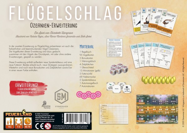 Flügelschlag: Ozeanien-Erweiterung