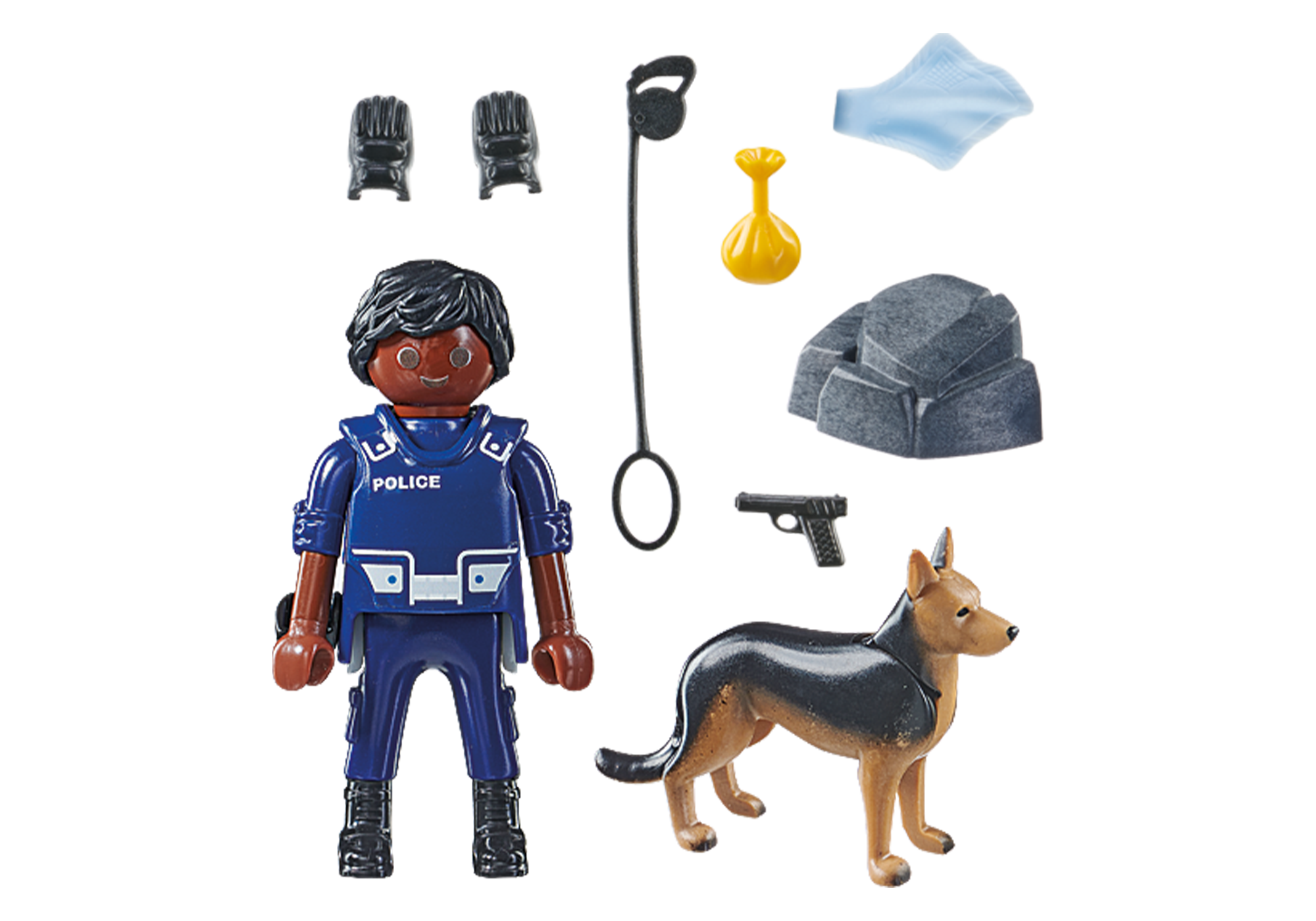 Playmobil: Special Plus - Polizist mit Spürhund 