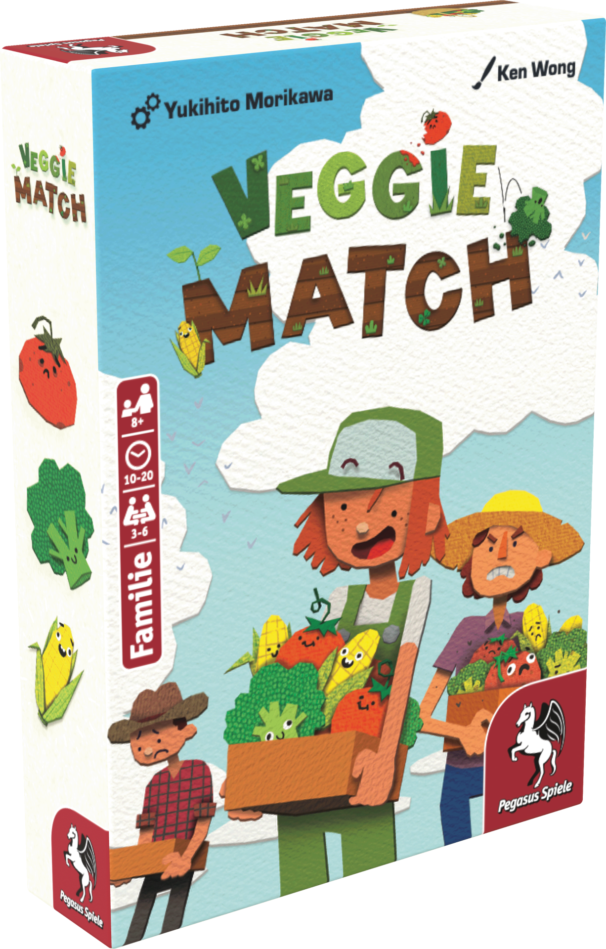 Veggie Match Gemüse, Kartenspiel, Familie, Kinder, Brettspiel