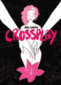Crossplay Illustration, Charakter, pinkes Haar, Blume, Crossplay
