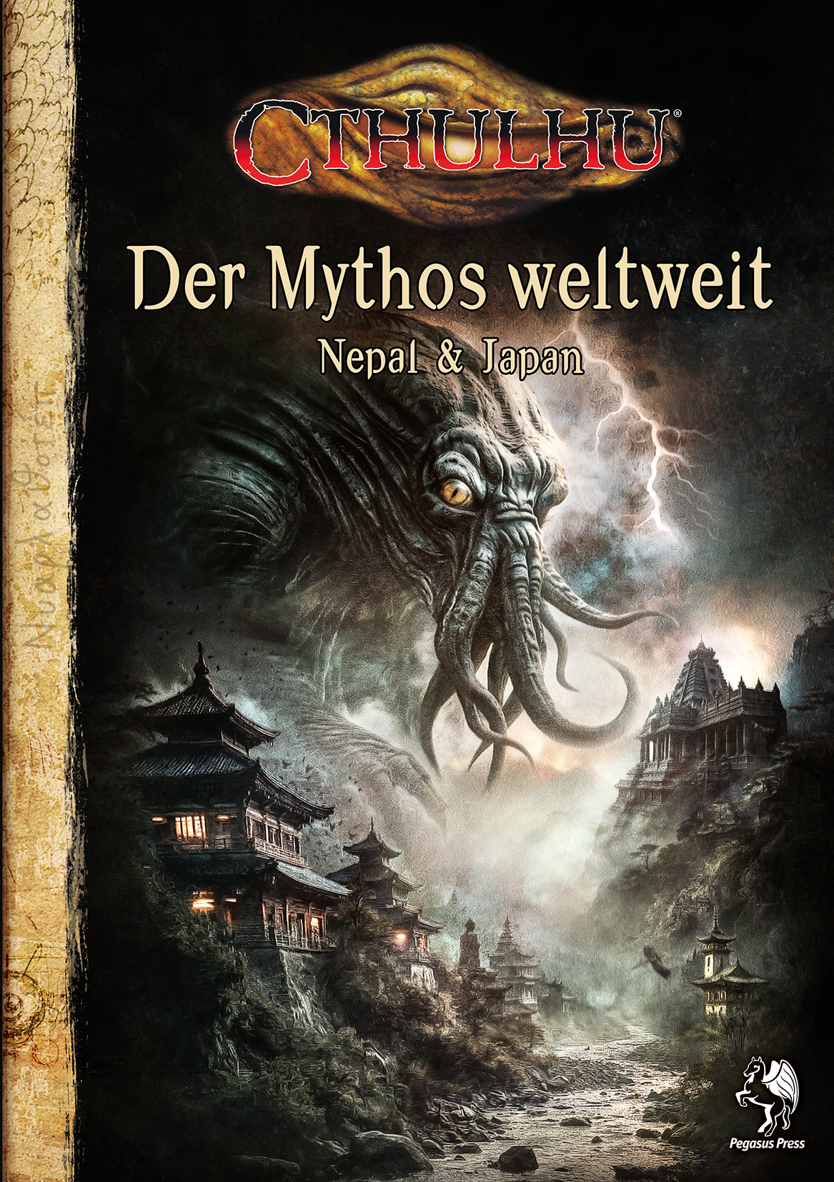 Cthulhu RSP: Der Mythos weltweit - Nepal & Japan Monster, Cthulhu, Kunstdruck, Dunkle Fantasie, Buchumschlag